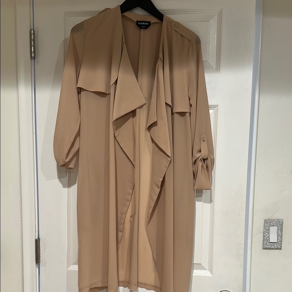 Forever 21 Beige Drape Front Cardigan
